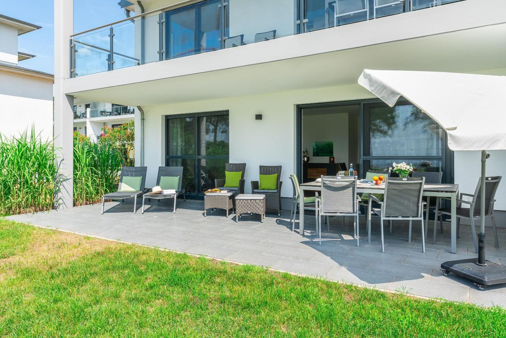 Terrassenwohnung "Inselhain" - Oase Am Haff Garz  Zewnętrze zdjęcie